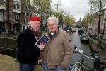 Amsterdam 9 april 2024
Harry Slinger met de schrijver van zijn boek Edwin Gitsels in de Jordaan waar Harry geboren is .
