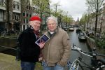 Amsterdam 9 april 2024
Harry Slinger met de schrijver van zijn boek Edwin Gitsels in de Jordaan waar Harry geboren is .