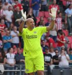 Eindhoven, 13 April 2024
Kompetitiewedstrijd PSV-Vitesse, eindstand 6-0
Blisembezoek van Heurelho Gomes