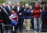 Amsterdam 17 april 2024
Staatsbezoek Nederland - Spanje met Koning Willem Alexander Koningin Maxima Koning Filipe en Koningin Letizia van Spanje aan Nederland . Koning Willem Alexander en Koning Felipe bezoeken Cruyff court in betondorp . oa aanwezig Jordy Cruijff Susila Cruijff Frank Rijkaard en Guus Hiddink.