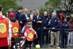 Amsterdam 17 april 2024
Staatsbezoek Nederland - Spanje met Koning Willem Alexander Koningin Maxima Koning Filipe en Koningin Letizia van Spanje aan Nederland . Koning Willem Alexander en Koning Felipe bezoeken Cruyff court in betondorp . oa aanwezig Jordy Cruijff Susila Cruijff Frank Rijkaard en Guus Hiddink.