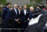 Amsterdam 17 april 2024
Staatsbezoek Nederland - Spanje met Koning Willem Alexander Koningin Maxima Koning Filipe en Koningin Letizia van Spanje aan Nederland . Koning Willem Alexander en Koning Felipe bezoeken Cruyff court in betondorp . oa aanwezig Jordy Cruijff Susila Cruijff Frank Rijkaard en Guus Hiddink.