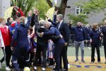 Amsterdam 17 april 2024
Staatsbezoek Nederland - Spanje met Koning Willem Alexander Koningin Maxima Koning Filipe en Koningin Letizia van Spanje aan Nederland . Koning Willem Alexander en Koning Felipe bezoeken Cruyff court in betondorp . oa aanwezig Jordy Cruijff Susila Cruijff Frank Rijkaard en Guus Hiddink.