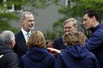 Amsterdam 17 april 2024
Staatsbezoek Nederland - Spanje met Koning Willem Alexander Koningin Maxima Koning Filipe en Koningin Letizia van Spanje aan Nederland . Koning Willem Alexander en Koning Felipe bezoeken Cruyff court in betondorp . oa aanwezig Jordy Cruijff Susila Cruijff Frank Rijkaard en Guus Hiddink.