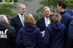 Amsterdam 17 april 2024
Staatsbezoek Nederland - Spanje met Koning Willem Alexander Koningin Maxima Koning Filipe en Koningin Letizia van Spanje aan Nederland . Koning Willem Alexander en Koning Felipe bezoeken Cruyff court in betondorp . oa aanwezig Jordy Cruijff Susila Cruijff Frank Rijkaard en Guus Hiddink.