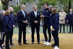 Amsterdam 17 april 2024
Staatsbezoek Nederland - Spanje met Koning Willem Alexander Koningin Maxima Koning Filipe en Koningin Letizia van Spanje aan Nederland . Koning Willem Alexander en Koning Felipe bezoeken Cruyff court in betondorp . oa aanwezig Jordy Cruijff Susila Cruijff Frank Rijkaard en Guus Hiddink.