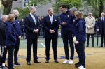 Amsterdam 17 april 2024
Staatsbezoek Nederland - Spanje met Koning Willem Alexander Koningin Maxima Koning Filipe en Koningin Letizia van Spanje aan Nederland . Koning Willem Alexander en Koning Felipe bezoeken Cruyff court in betondorp . oa aanwezig Jordy Cruijff Susila Cruijff Frank Rijkaard en Guus Hiddink.