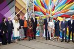Amsterdam 18 april 2024
Contraprestatie
Koning Felipe en Koningin Letizia bieden het Koninklijk Paar een receptie aan in Museum STRAAT in Amsterdam. Hierbij is ook de Prinses van Oranje aanwezig. Tijdens de receptie openen de Koninklijke Paren een expositie van tien Spaanse en Nederlandse muurschilders. De tentoonstelling is tot en met 2 juni te bezoeken. Na de receptie neemt het Koninklijk Paar afscheid van de Spaanse Koning en Koningin. Aanwezig Koning Felipe Koningin Letizia Koning Willem Alexnader Koningin Maxima Prinses Amalia Prinses Margriet en Mr Pieter v Vollenhoven.