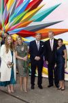 Amsterdam 18 april 2024
Contraprestatie
Koning Felipe en Koningin Letizia bieden het Koninklijk Paar een receptie aan in Museum STRAAT in Amsterdam. Hierbij is ook de Prinses van Oranje aanwezig. Tijdens de receptie openen de Koninklijke Paren een expositie van tien Spaanse en Nederlandse muurschilders. De tentoonstelling is tot en met 2 juni te bezoeken. Na de receptie neemt het Koninklijk Paar afscheid van de Spaanse Koning en Koningin. Aanwezig Koning Felipe Koningin Letizia Koning Willem Alexnader Koningin Maxima Prinses Amalia Prinses Margriet en Mr Pieter v Vollenhoven.