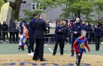 Amsterdam 17 april 2024
Staatsbezoek Nederland - Spanje met Koning Willem Alexander Koningin Maxima Koning Filipe en Koningin Letizia van Spanje aan Nederland . Koning Willem Alexander en Koning Felipe bezoeken Cruyff court in betondorp . oa aanwezig Jordy Cruijff Susila Cruijff Frank Rijkaard en Guus Hiddink.