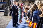 Amsterdam 17 april 2024
Staatsbezoek Nederland - Spanje met Koning Willem Alexander Koningin Maxima Koning Filipe en Koningin Letizia van Spanje aan Nederland .