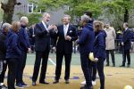 Amsterdam 17 april 2024
Staatsbezoek Nederland - Spanje met Koning Willem Alexander Koningin Maxima Koning Filipe en Koningin Letizia van Spanje aan Nederland . Koning Willem Alexander en Koning Felipe bezoeken Cruyff court in betondorp . oa aanwezig Jordy Cruijff Susila Cruijff Frank Rijkaard en Guus Hiddink.