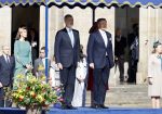 Amsterdam 17 april 2024
Staatsbezoek Nederland - Spanje met Koning Willem Alexander Koningin Maxima Koning Filipe en Koningin Letizia van Spanje aan Nederland .