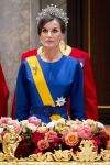 Amsterdam 17 april 2024
Staatsbezoek van Nederland en Spanje met Koning Willem Alexander Koningin Maxima Prinses Amalia Koning Felipe en Koninigin Letizia. Dit was het eerste staatsbanket van Prinses Amalia in het paleis op de Dam.