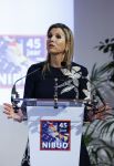 Utrecht 9 april 2024
Koning Maxima bij Nibud event ivm 45 jarig bestaan  in de jaarbeurs.