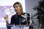 Utrecht 9 april 2024
Koning Maxima bij Nibud event ivm 45 jarig bestaan  in de jaarbeurs.