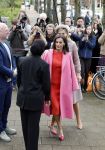Amsterdam 18 april 2024
Koningin Maxima en Koningin Latizia van Spanje bezoeken Lab6 in Amsterdam west en aansluiten gaan ze naar 10 jaar bestaan Amsterdam Spanish film festival in Tuschinski.