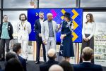 Amsterdam 9 april 2024
Koningin Maxima bij lancering Amsterdams MBO stagepact. Maxima en Humberto Tan