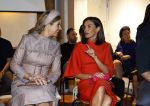 Amsterdam 18 april 2024
Koningin Maxima en Koningin Latizia van Spanje bezoeken Lab6 in Amsterdam west en aansluiten gaan ze naar 10 jaar bestaan Amsterdam Spanish film festival in Tuschinski.
