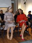 Amsterdam 18 april 2024
Koningin Maxima en Koningin Latizia van Spanje bezoeken Lab6 in Amsterdam west en aansluiten gaan ze naar 10 jaar bestaan Amsterdam Spanish film festival in Tuschinski.