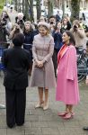 Amsterdam 18 april 2024
Koningin Maxima en Koningin Latizia van Spanje bezoeken Lab6 in Amsterdam west en aansluiten gaan ze naar 10 jaar bestaan Amsterdam Spanish film festival in Tuschinski.
