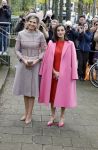 Amsterdam 18 april 2024
Koningin Maxima en Koningin Latizia van Spanje bezoeken Lab6 in Amsterdam west en aansluiten gaan ze naar 10 jaar bestaan Amsterdam Spanish film festival in Tuschinski.
