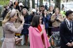 Amsterdam 18 april 2024
Koningin Maxima en Koningin Latizia van Spanje bezoeken Lab6 in Amsterdam west en aansluiten gaan ze naar 10 jaar bestaan Amsterdam Spanish film festival in Tuschinski.