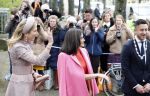 Amsterdam 18 april 2024
Koningin Maxima en Koningin Latizia van Spanje bezoeken Lab6 in Amsterdam west en aansluiten gaan ze naar 10 jaar bestaan Amsterdam Spanish film festival in Tuschinski.