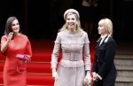 Amsterdam 18 april 2024
Koningin Maxima en Koningin Latizia van Spanje bezoeken Lab6 in Amsterdam west en aansluiten gaan ze naar 10 jaar bestaan Amsterdam Spanish film festival in Tuschinski.