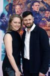 Amsterdam 8 april 2024
Premiere Invasie in Pathe Arena met oa 
Lisa Zweerman met haar partner Steef de Bot