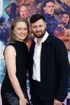 Amsterdam 8 april 2024
Premiere Invasie in Pathe Arena met oa 
Lisa Zweerman met haar partner Steef de Bot