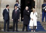 Amsterdam 17 april 2024
Staatsbezoek Nederland - Spanje met Koning Willem Alexander Koningin Maxima Koning Filipe en Koningin Letizia van Spanje aan Nederland . Mark Rutte