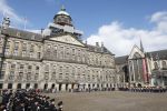 Amsterdam 17 april 2024
Staatsbezoek Nederland - Spanje met Koning Willem Alexander Koningin Maxima Koning Filipe en Koningin Letizia van Spanje aan Nederland . Het paleis op de dam wordt verbouwd