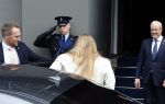 Amsterdam 17 april 2024
Staatsbezoek Nederland - Spanje met Koning Willem Alexander Koningin Maxima Koning Filipe en Koningin Letizia van Spanje aan Nederland . Prinses Amalia arriveert met haar auto bij het paleis . Ze heeft een tas bij met een slotje erop.