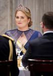 Amsterdam 17 april 2024
Staatsbezoek van Nederland en Spanje met Koning Willem Alexander Koningin Maxima Prinses Amalia Koning Felipe en Koninigin Letizia. Dit was het eerste staatsbanket van Prinses Amalia in het paleis op de Dam.