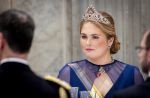 Amsterdam 17 april 2024
Staatsbezoek van Nederland en Spanje met Koning Willem Alexander Koningin Maxima Prinses Amalia Koning Felipe en Koninigin Letizia. Dit was het eerste staatsbanket van Prinses Amalia in het paleis op de Dam.