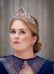 Amsterdam 17 april 2024
Staatsbezoek van Nederland en Spanje met Koning Willem Alexander Koningin Maxima Prinses Amalia Koning Felipe en Koninigin Letizia. Dit was het eerste staatsbanket van Prinses Amalia in het paleis op de Dam.