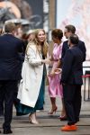 Amsterdam 18 april 2024
Contraprestatie
Koning Felipe en Koningin Letizia bieden het Koninklijk Paar een receptie aan in Museum STRAAT in Amsterdam. Hierbij is ook de Prinses van Oranje aanwezig. Tijdens de receptie openen de Koninklijke Paren een expositie van tien Spaanse en Nederlandse muurschilders. De tentoonstelling is tot en met 2 juni te bezoeken. Na de receptie neemt het Koninklijk Paar afscheid van de Spaanse Koning en Koningin. Aanwezig Koning Felipe Koningin Letizia Koning Willem Alexnader Koningin Maxima Prinses Amalia Prinses Margriet en Mr Pieter v Vollenhoven.