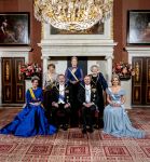Amsterdam 17 april 2024
Staatsbezoek van Nederland en Spanje met Koning Willem Alexander Koningin Maxima Prinses Amalia Koning Felipe en Koninigin Letizia. Dit was het eerste staatsbanket van Prinses Amalia in het paleis op de Dam.