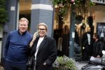 Amsterdam 7 oktober 2021
Ronald Koeman en zijn vrouw Bartina Koeman op de cornelis schuytstraat .