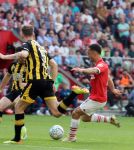 Eindhoven, 13 April 2024
Kompetitiewedstrijd PSV-Vitesse, eindstand 6-0
Sergino Dest