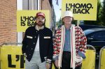 Amsterdam 22 april 2026
Presentatie nieuwe L Homo . Nicolas Keenan staat op de cover . Bastiaan v Schaik met partner