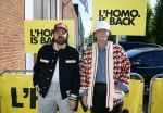 Amsterdam 22 april 2026
Presentatie nieuwe L Homo . Nicolas Keenan staat op de cover . Bastiaan v Schaik met partner