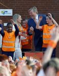 Zeewolde 17 april 2026
Koning Willem Alexander bezoekt de koningsspelen in Zeewolde . Britt Dekker presenteert het .