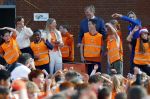 Zeewolde 17 april 2026
Koning Willem Alexander bezoekt de koningsspelen in Zeewolde . Britt Dekker presenteert het .