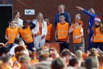 Zeewolde 17 april 2026
Koning Willem Alexander bezoekt de koningsspelen in Zeewolde . Britt Dekker presenteert het .