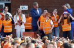 Zeewolde 17 april 2026
Koning Willem Alexander bezoekt de koningsspelen in Zeewolde . Britt Dekker presenteert het .