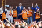 Zeewolde 17 april 2026
Koning Willem Alexander bezoekt de koningsspelen in Zeewolde . Britt Dekker presenteert het .