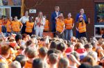 Zeewolde 17 april 2026
Koning Willem Alexander bezoekt de koningsspelen in Zeewolde . Britt Dekker presenteert het .