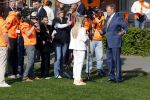Zeewolde 17 april 2026
Koning Willem Alexander bezoekt de koningsspelen in Zeewolde . Britt Dekker presenteert het .